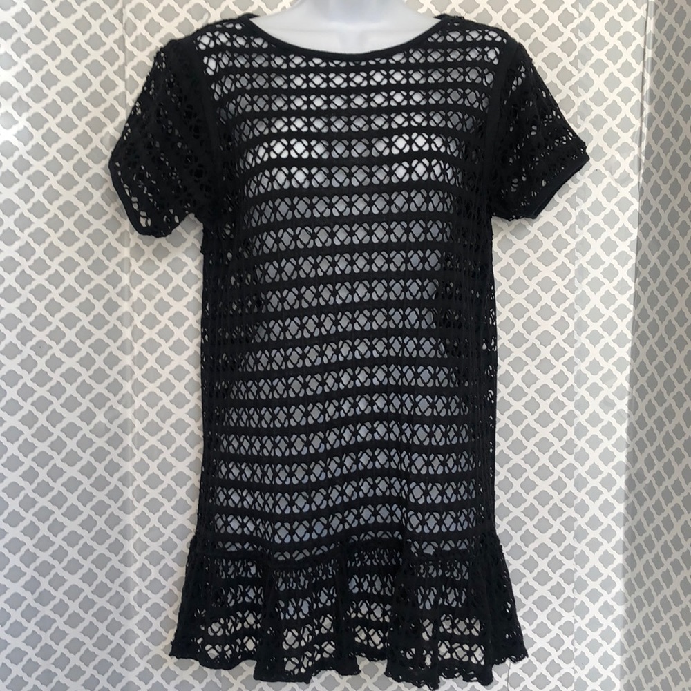 Dotti black bathing suit‎ swim coverup